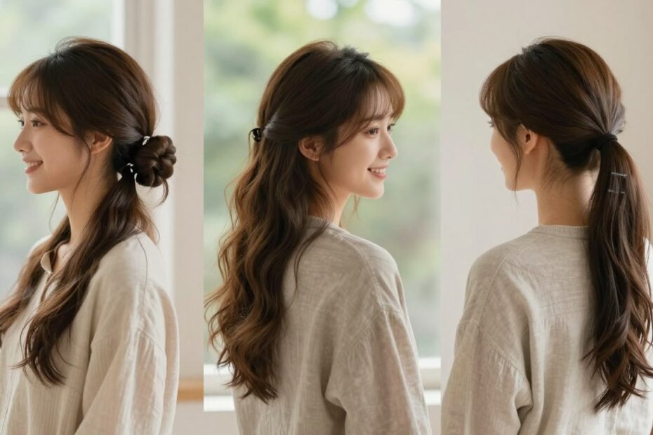 Fryzury z długich włosów na co dzień