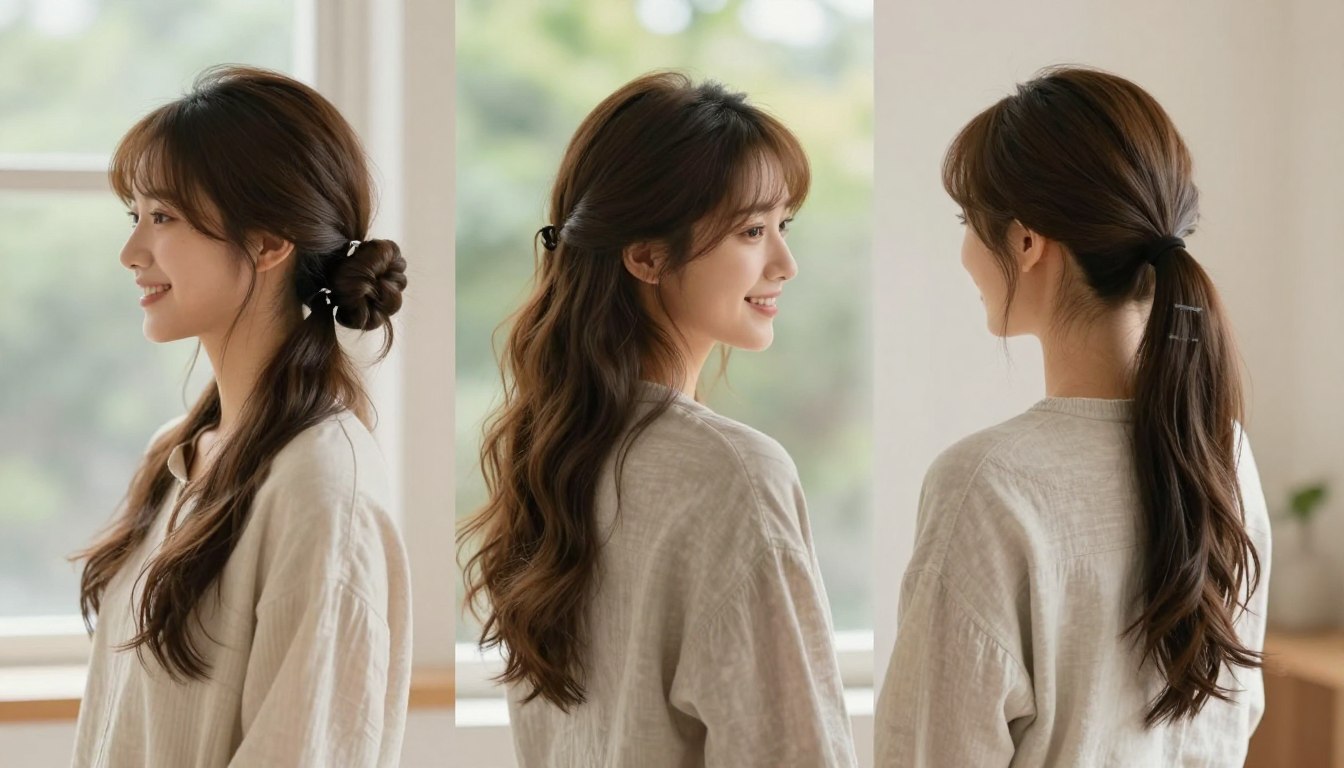 Fryzury z długich włosów na co dzień