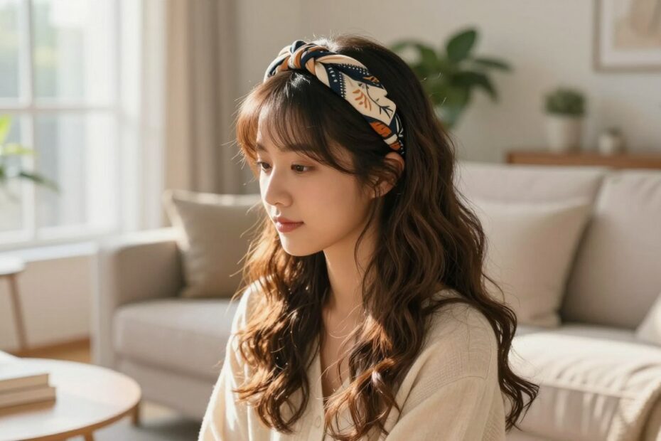 Fryzury z opaską na co dzień