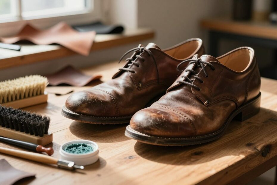 Jak naprawić przetarte buty