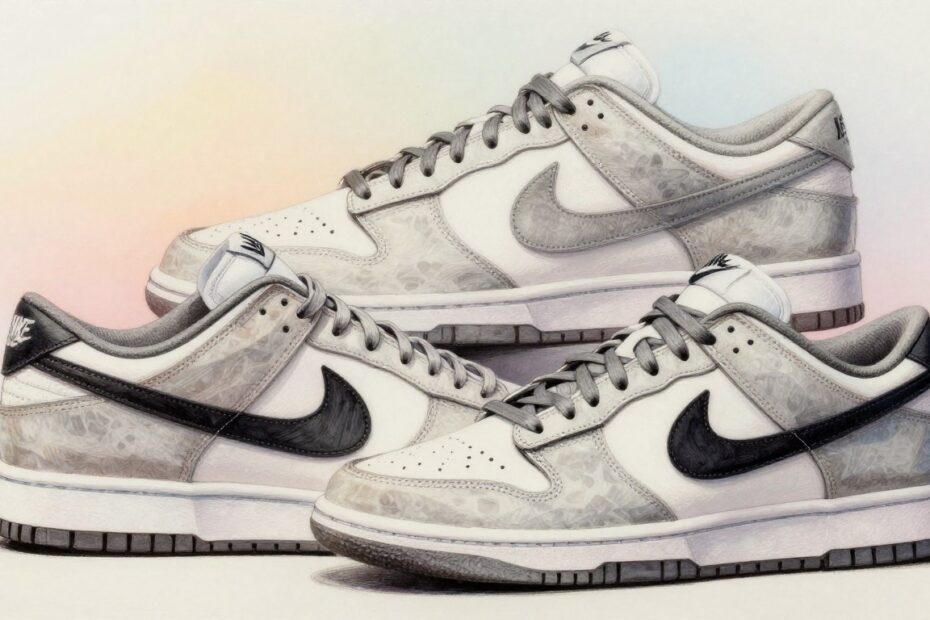 Jak narysować buty Nike