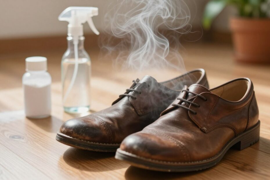 Jak pozbyć się brzydkiego zapachu z butów