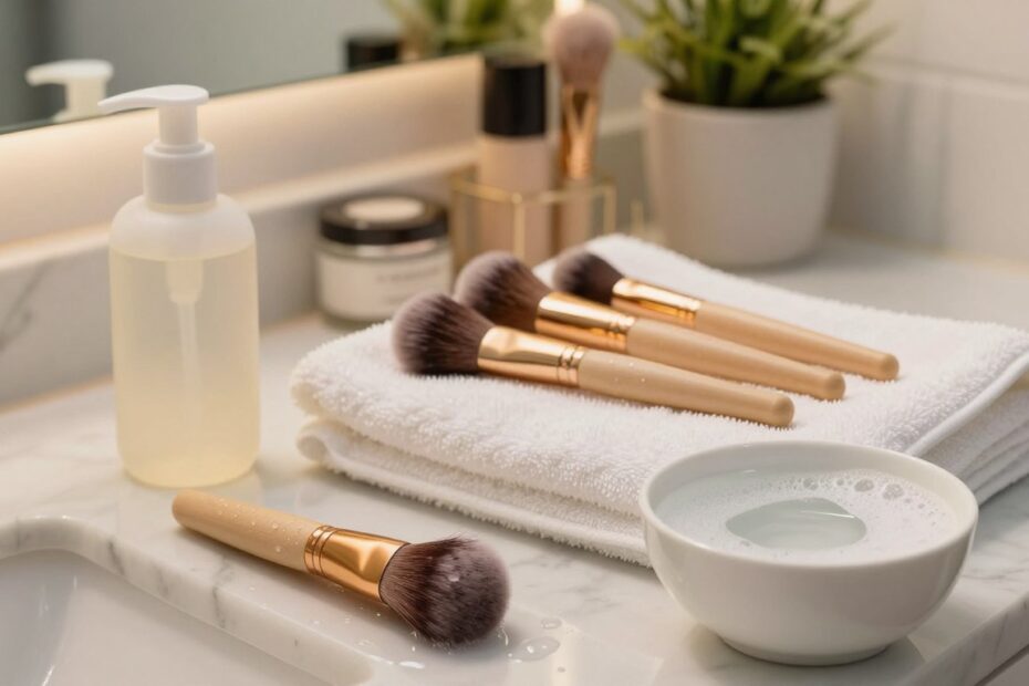 Jak wyczyścić pędzle do makijażu